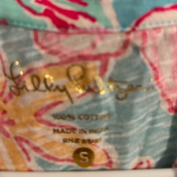 Lilly Pulitzer cotton Arya top, VGUC, no flaws - Picture 2 of 3